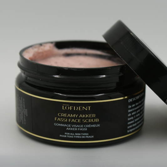 Gezichtsscrub met Romige Akker Fassi - Lofrent Cosmetics