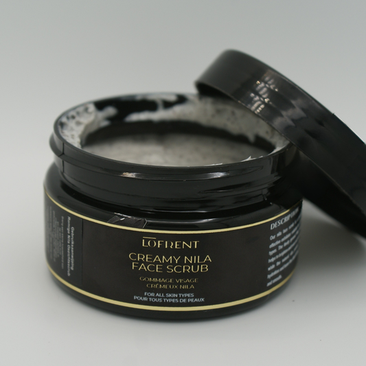 Gezichtsscrub met romige Nila - Lofrent Cosmetics