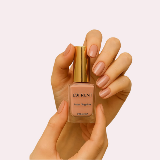 Halal Nagellak op Waterbasis - Peel - Off - 15ML - Nude Whisper - Lofrent Cosmetics