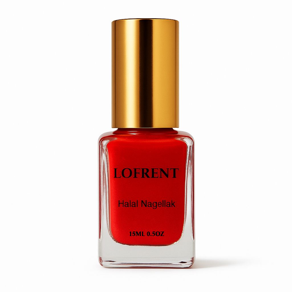 Halal Nagellak op Waterbasis - Peel - Off - 15ML - Red Elegance - Lofrent Cosmetics