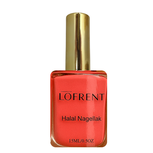 Halal Nagellak op Waterbasis - Peel -Off - 15 ML- Coral Bloom