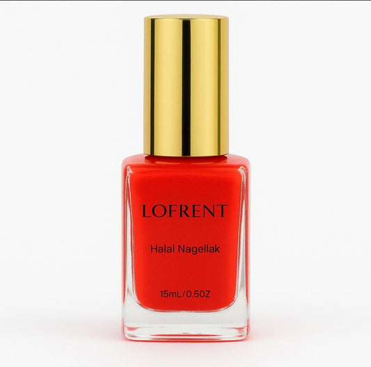 Halal Nagellak op Waterbasis - Peel - Off - 15Ml-Zacht rood
